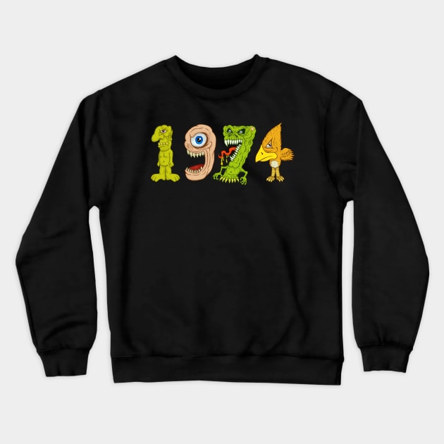 1974 Crewneck Sweatshirt by MalcolmKirk